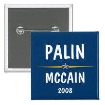 Palin - McCain Buttons