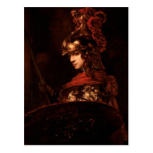 Pallas Athena or, Armoured Figure, 1664-65 Post Cards