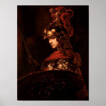 Pallas Athena or, Armoured Figure, 1664-65 Posters