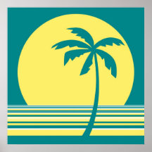 palm collection print