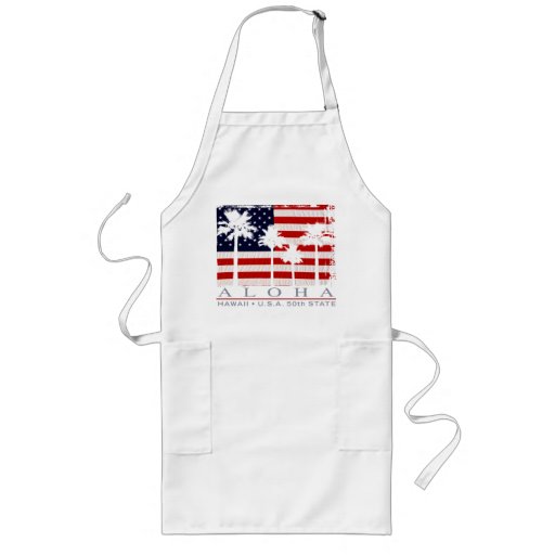 Palm Flag Hawaii Chef's Aprons