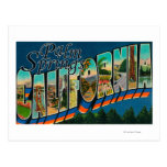 Palm Springs, California - Large Letter Scenes Post Cards