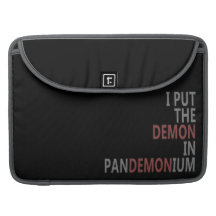 Pan-demon-ium Sleeve For MacBooks