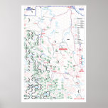 Pancho Villa Map Poster