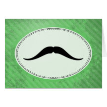 Pancho Villa Moustache Greeting Card