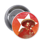 Pancho Villa Vintage Red Star Button