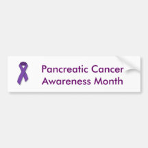Pancreatic Cancer Awareness Month Bumper Stickers