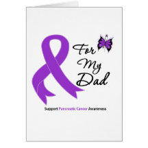 Pancreatic Cancer For My Dad Card