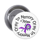 Pancreatic Cancer In Memory of My Mum Pinback Button
