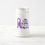 Pancreatic Cancer Ribbon My Hero My Dad Coffee Mug