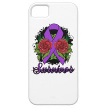 Pancreatitis Survivor Rose Grunge Tattoo iPhone 5 Case