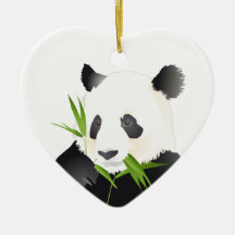 Panda Bear Christmas Ornaments