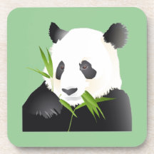 Panda Bear Drink Coasters
