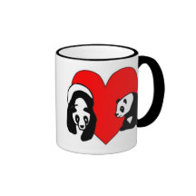 Panda Bear Love Mugs