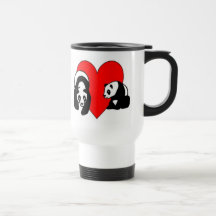 Panda Bear Love Mugs