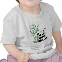 Panda Eating Bamboo Shirt