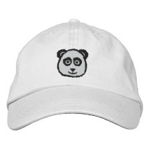Panda Embroidered Hats