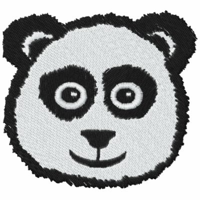 Panda Embroidered Hoody