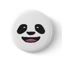 Panda face pins