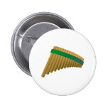 Panflöte pan flute anstecknadelbuttons