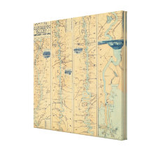 Panorama Of The Mississippi Valley Gallery Wrapped Canvas
