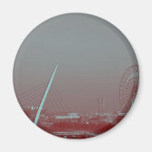 Panorama of Tokyo Refrigerator Magnet