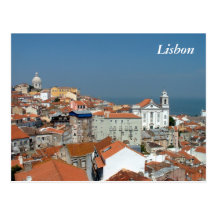 Panoramic view of Lisbon Post Cards