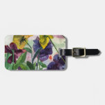 Pansy Field Travel Bag Tag