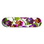 Pansy Garden Skateboard