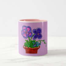 Pansy Surprise Mugs