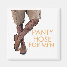 Pantyhose for men fridge magnets