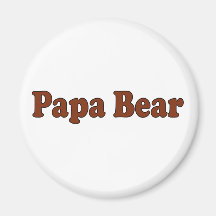 Papa Bear Fridge Magnets