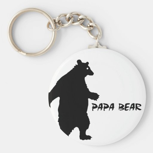 Papa Bear Keychain