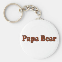 Papa Bear Keychain