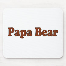 Papa Bear Mouse Pads