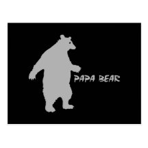 Papa Bear Postcard