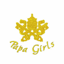 Papa Girls shirt Embroidered Polo Shirt