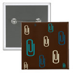 Paper Clips Pinback Buttons