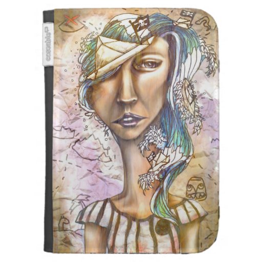"Paper Pirate" Caseable Case Kindle Keyboard Cases