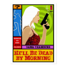 Paperback Postcard: He'll Be Dead By Morning