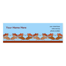Paperdoll dancers business card templates