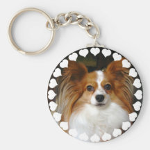 Papillon Keychain