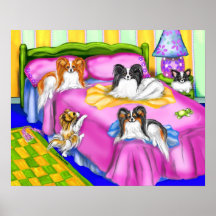 Papillon Pink Comfort Poster