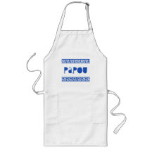 PAPOU GREEK KEY APRON