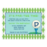 Par-Tee Time Boy Custom Announcement