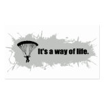Parachuting is a Way of Life Business Cards