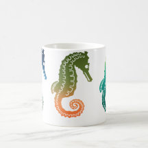 Parade of Tropical Seahorses Mug