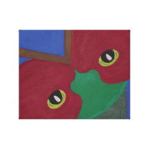 Paradise Bird. Canvas Prints