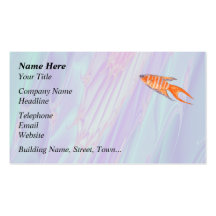 Paradise Fish. Business Card Template