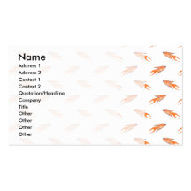 Paradise Fish Pattern. Business Card